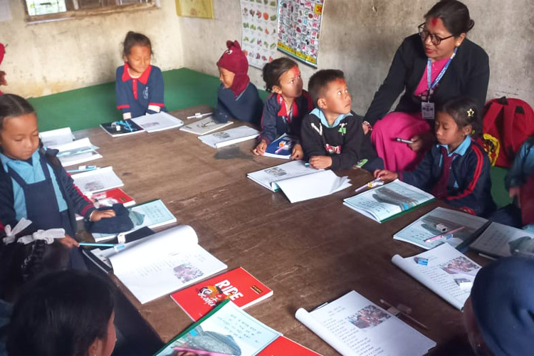 Magar language education begins in Byas Municipality