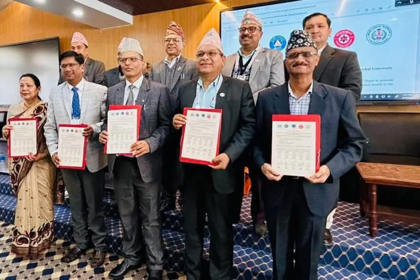 agreement for academic and research collaboration between five prestigious universities of Nepal